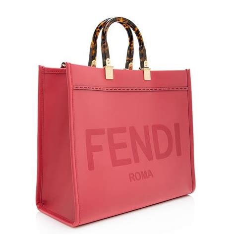 fendi sunshine tote large|Fendi medium shopper.